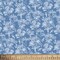 Easter Blue Garden Toile Cotton Fabric | By the Yard | Sewing and Crafting | 44 inches wide